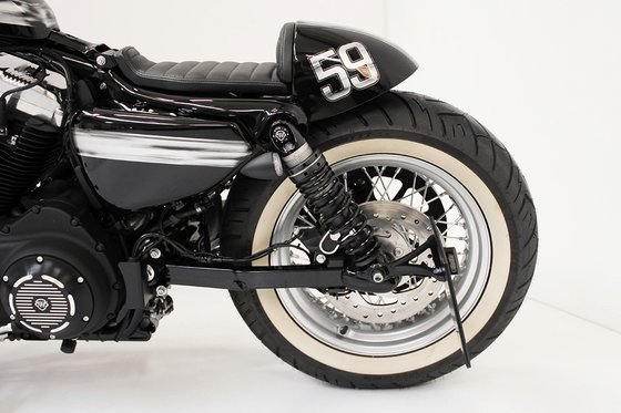 SPORTSTER 1200 SUPER LOW (2014 - 2020) valstybinio numerio ženklo rėmelis xl | CULT WERK