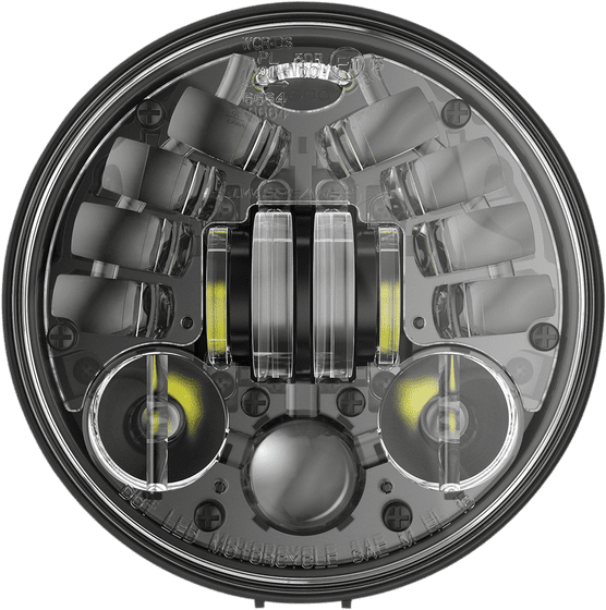 SOFTAIL BREAKOUT (2013 - 2022) adaptyviniai priekiniai žibintai - juodi, 5,75'' | J.W. SPEAKER