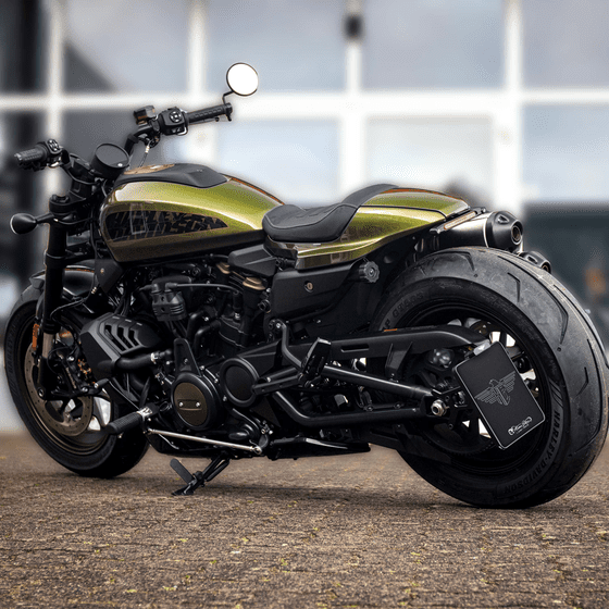 SPORTSTER FORTY-EIGHT (2021 - 2022) sportinių numerio ženklų grupė su šoniniu galiniu žibintu | HEINZ BIKES