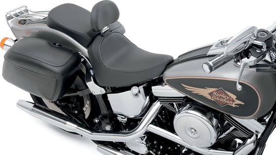 SOFTAIL DELUXE (1993 - 1996) solo sėdynė su vairuotojo atlošo talpykla, skirta harley softtail | DRAG SPECIALTIES SEATS