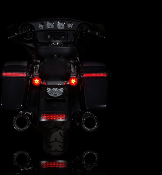 CVO ROAD GLIDE SCREAMIN EAGLE/ULTRA (2000 - 2017) probeam galiniai led posūkių signalai | CUSTOM DYNAMICS