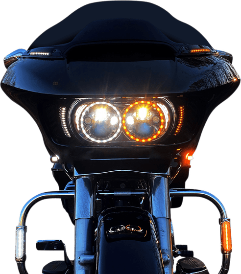 ROAD GLIDE SPECIAL (2015 - 2022) blizgus juodas signalo filtras | CUSTOM DYNAMICS