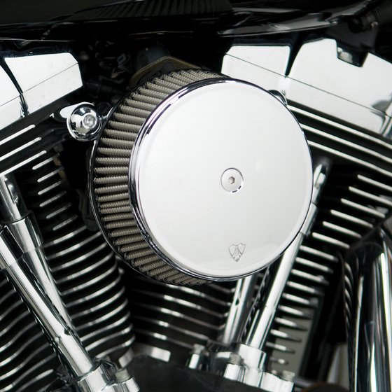 SOFTAIL CVO BREAKOUT (2013 - 2014) "big sucker" 1 etapo sklandaus oro filtro rinkinys su sintetiniu filtru - chromuotas | ARLEN NESS