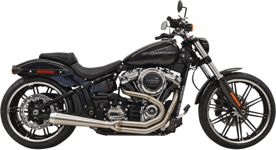 SOFTAIL FAT BOY (2018 - 2020) road rage iii 2-into-1 nerūdijančio plieno išmetimo sistema | BASSANI XHAUST