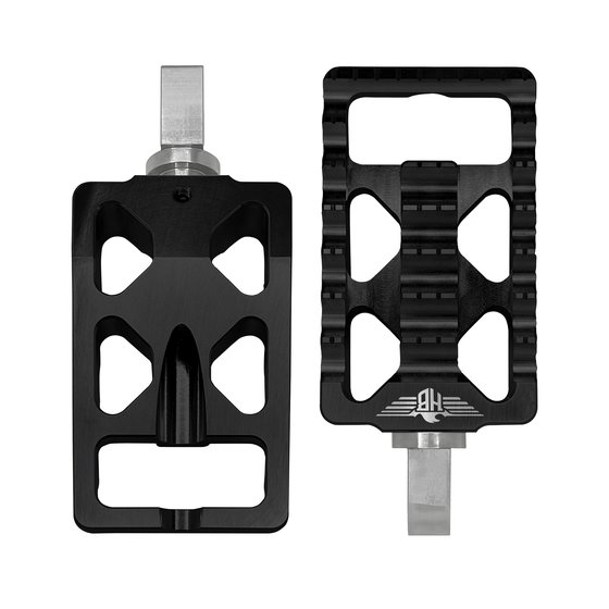 SPORTSTER FORTY-EIGHT (2010 - 2022) footp mx v1 stail xl blk footpeg | HEINZ BIKES