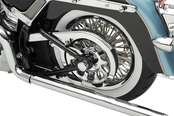 SOFTAIL BREAKOUT (2013 - 2017) 10 stipinų chromuotas galinis diržo skriemulys | DRAG SPECIALTIES