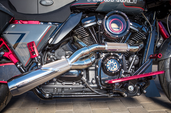 CVO ROAD GLIDE SCREAMIN EAGLE/ULTRA (2017 - 2022) trask kumštelio dangtelis m8 juodas | TRASK