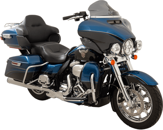 CVO STREET GLIDE (2015 - 2022) 8.5" tamsių dūmų lietsargis priekinis stiklas harley flht | KLOCK WERKS