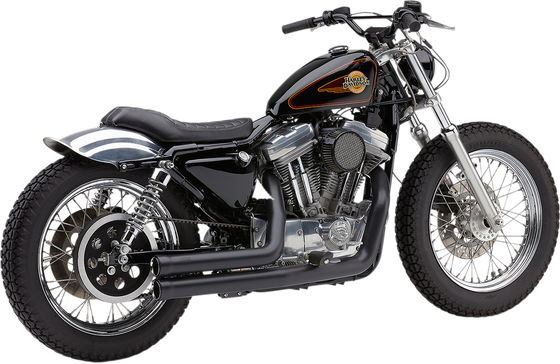 SPORTSTER 1200 (1988 - 2003) juoda speedster išmetimo sistema harley davidson xl 1986-2003 | COBRA