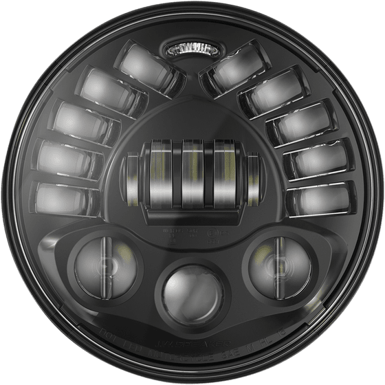 ROAD GLIDE SPECIAL (2019 - 2022) prisitaikantis led priekinis žibintas 7" juodas | J.W. SPEAKER