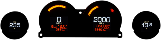 SCREAMIN EAGLE ROAD KING CVO (2014 - 2014) 4-piece gauge set for 2014 and newer models | DAKOTA DIGITAL