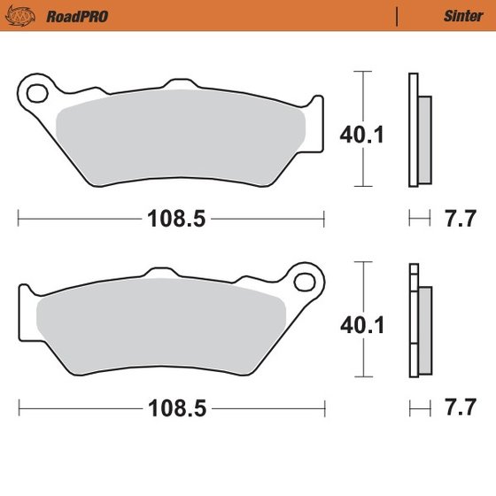 STREET XG500 (2016 - 2020) sintered front brake pad | MOTO-MASTER