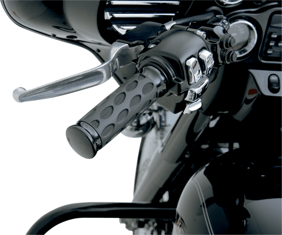 CVO ROAD GLIDE SCREAMIN EAGLE/ULTRA (2009 - 2013) hotop touring grips black/rubber | DRAG SPECIALTIES