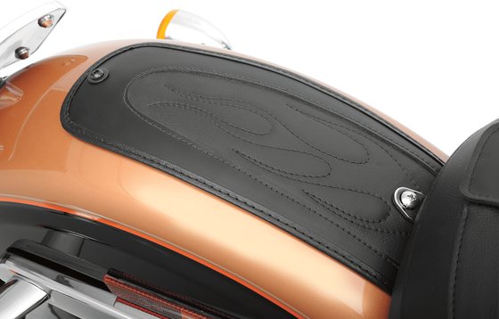 DYNA SUPERGLIDE CUSTOM (2006 - 2014) flame stitch rear fender protector | DRAG SPECIALTIES SEATS