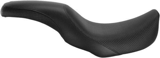 DYNA WIDE GLIDE (2010 - 2017) 2-up seat profiler front/rear saddle in black | SADDLEMEN