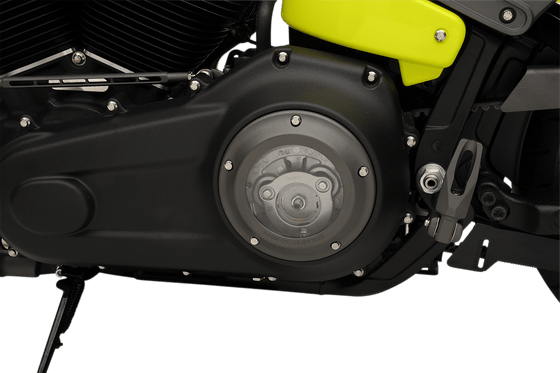 SOFTAIL FAT BOB (2018 - 2018) clear/black derby cover | BARNETT