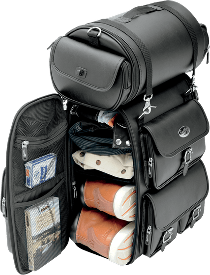 DYNA SWITCHBACK (2012 - 2012) drifter sissy bar bag | SADDLEMEN