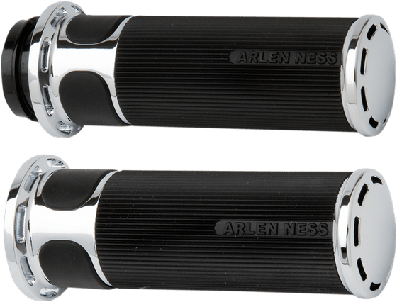 ROAD GLIDE LIMITED CLASSIC (1998 - 2010) chrome fusion throttle cable grips | ARLEN NESS