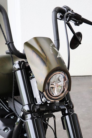 SOFTAIL STREET BOB (2018 - 2022) custom raw headlight mask | CULT WERK