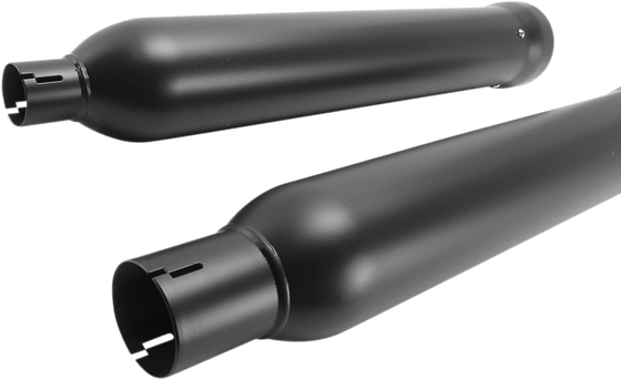 ELECTRA GLIDE STANDARD POLICE (2020 - 2022) 4-1/2" round slip-on mufflers in raven black | COBRA