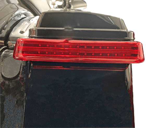 ROAD GLIDE LIMITED CLASSIC (1998 - 2010) led saddlebag light in black/red | CUSTOM DYNAMICS