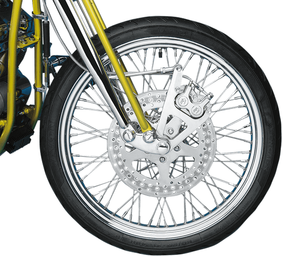 SOFTAIL SPRINGER (1988 - 1999) chrome front single caliper kit | PERFORMANCE MACHINE (PM)