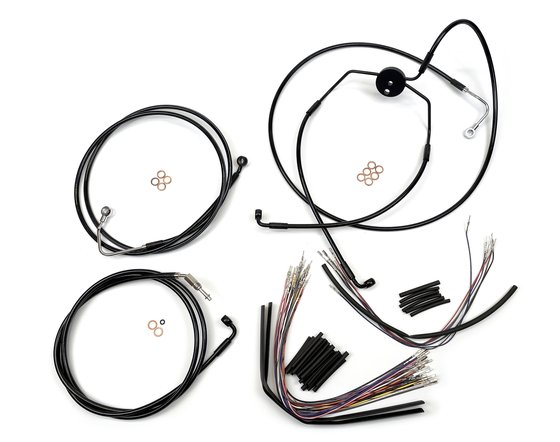 CVO ROAD GLIDE SCREAMIN EAGLE/ULTRA (2009 - 2013) control cable kit xr black | MAGNUM