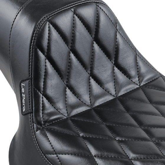 DYNA SUPERGLIDE (1981 - 2003) daytona sport full-length diamond stitched seat | LE PERA