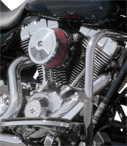 DYNA CONVERTIBLE (1994 - 2000) stealth bobber domed chrome air cleaner cover | S&S CYCLE