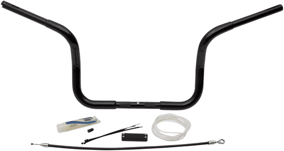 ELECTRA GLIDE CLASSIC (2008 - 2013) 10" black handlebar | FAT BAGGERS INC.