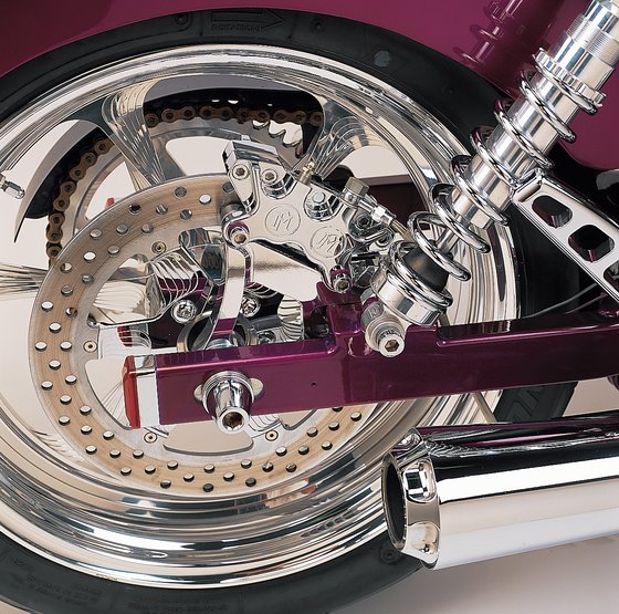 DYNA STREET BOB/SPECIAL (1991 - 1992) chrome rear caliper kit | PERFORMANCE MACHINE (PM)