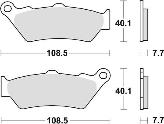 STREET XG500 (2016 - 2020) sintered metal brake pads | TRW