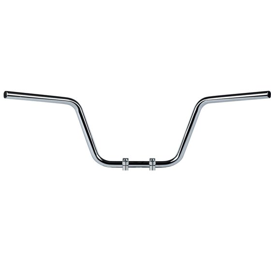 DYNA LOW RIDER (1993 - 2009) steel chrome plated apehanger handlebar with cable indent - 1" diameter | TRW